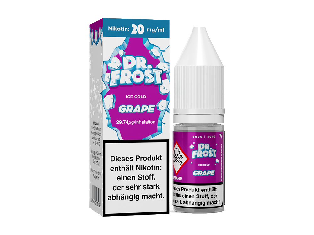 Dr. Frost - Ice Cold Nikotinsalz Liquid Traube Frisch
