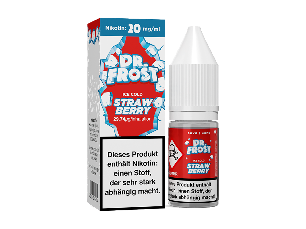 Dr. Frost - Ice Cold Erdbeer Nikotinsalz Liquid