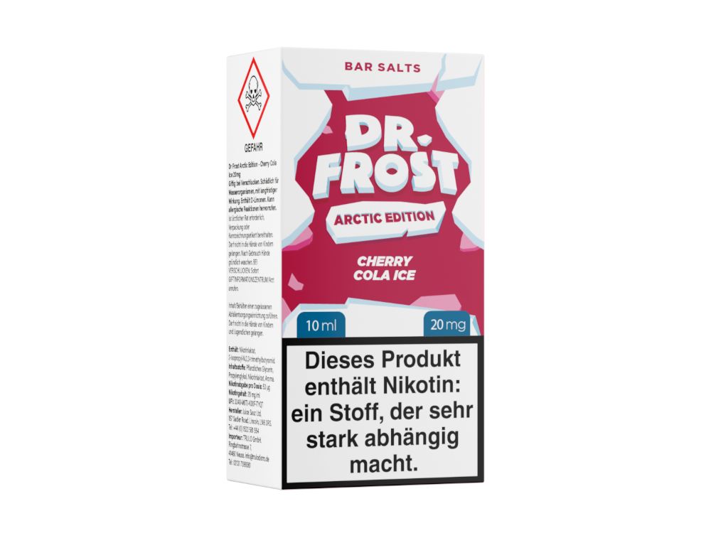 Dr. Frost Arctic Edition Nikotinsalz Liquid Cherry Cola Ice