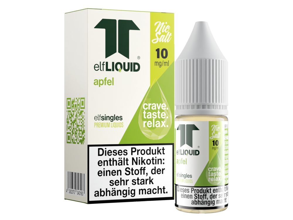 Elf-Liquid - Single - Nikotinsalz Liquid - Apfel Genuss