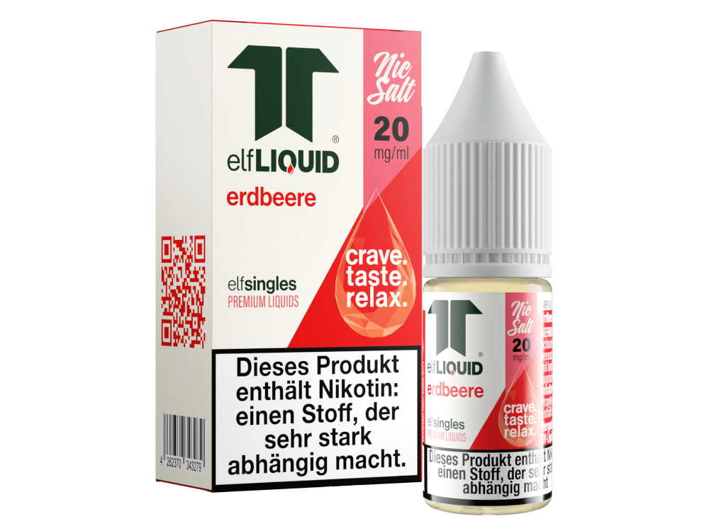 Elf-Liquid Erdbeere Nikotinsalz - Fruchtiger Genuss