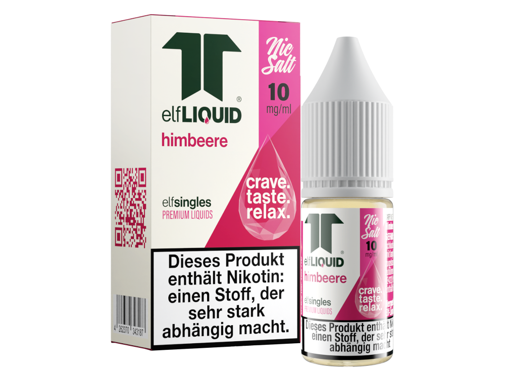 Elf-Liquid Himbeere - Nikotinsalz für Fruchtigen Genuss