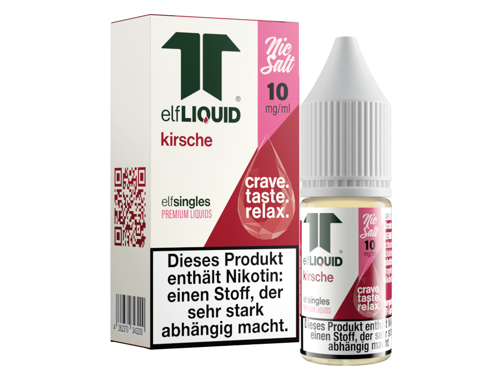 Elf-Liquid Kirsche Nikotinsalz für vollen Genuss