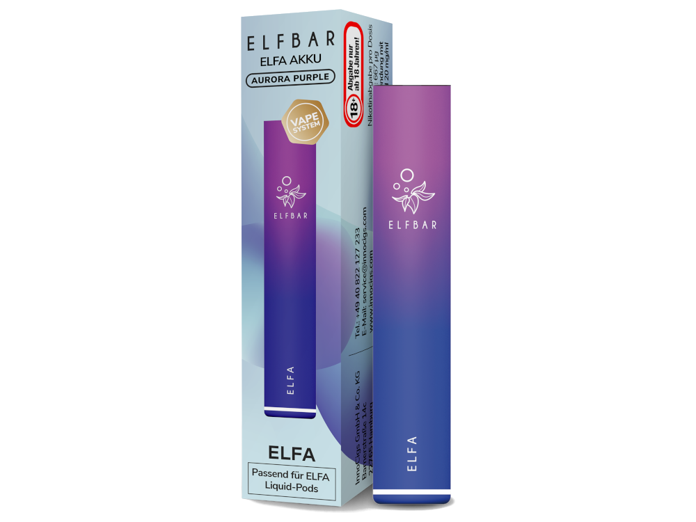 Elfbar - Elfa Akku 500 mAh Mit Zugautomatik Nutzen