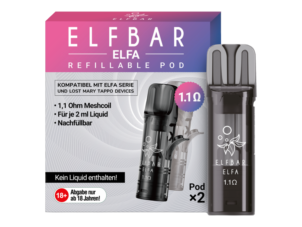 Elfbar - Elfa Leer-Pod Mit 2ml Tankvolumen