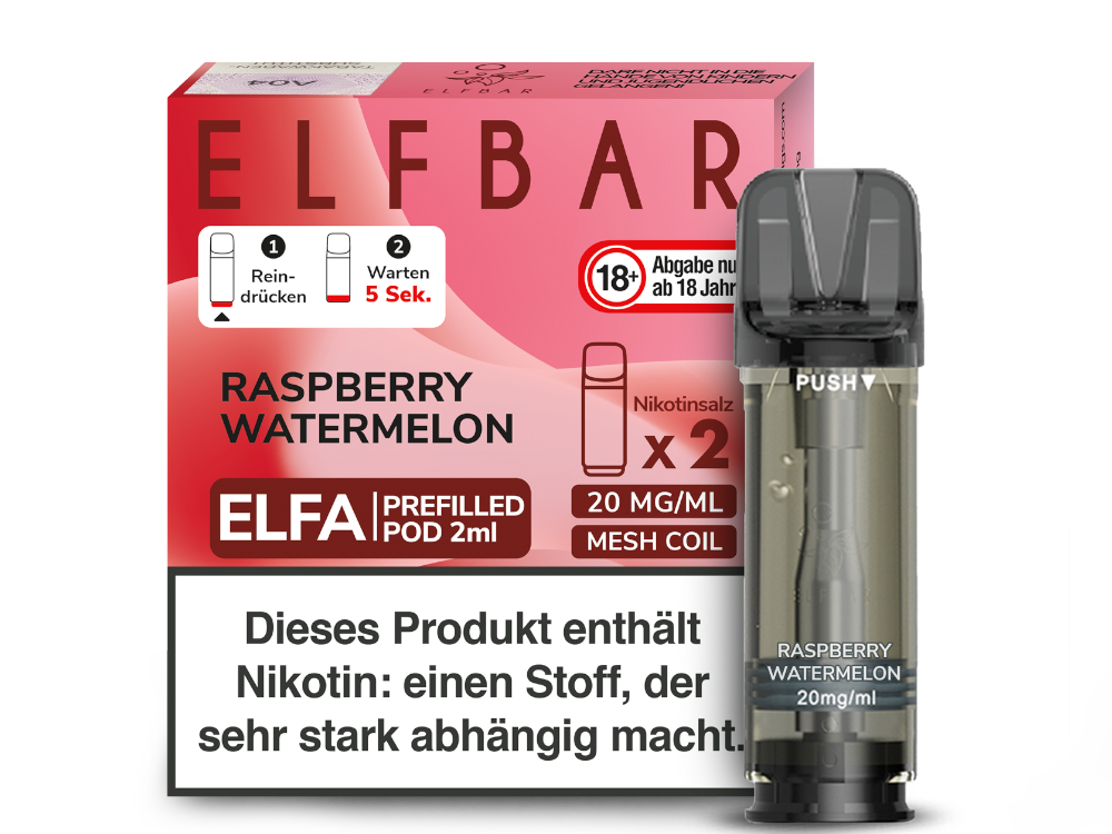 Elfbar Elfa Pod 20mg/ml (2 Stück) - Erfrischender Blue Razz Lemonade