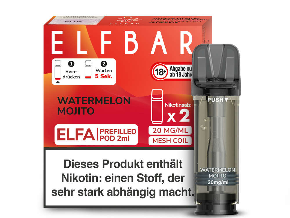 Elfbar Elfa Pod 20mg/ml (2 Stück) - Erfrischender Blue Razz Lemonade