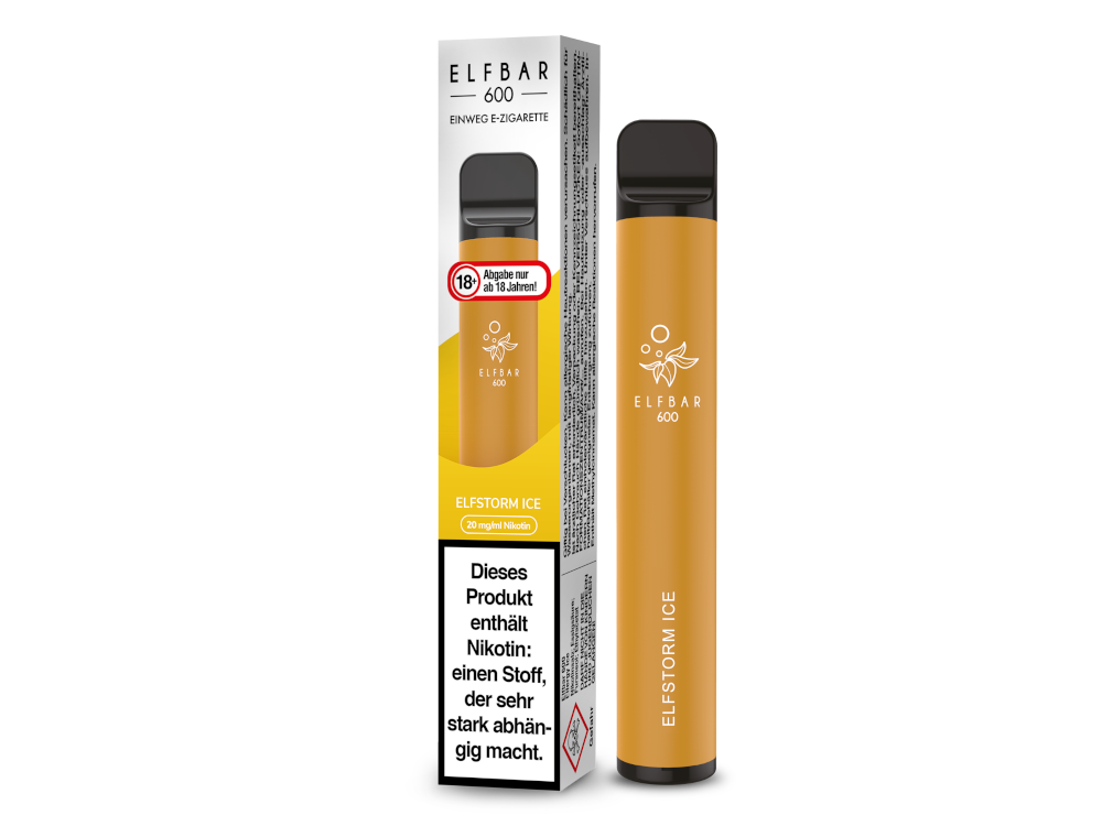 Elfbar 600 Einweg E-Zigarette - Apple Peach Genuss