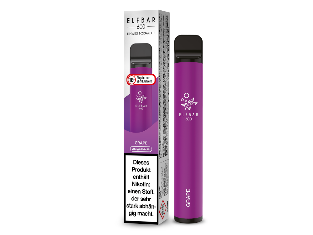 Elfbar 600 Einweg E-Zigarette - Apple Peach Genuss