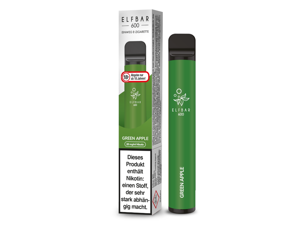 Elfbar 600 Einweg E-Zigarette - Apple Peach Genuss