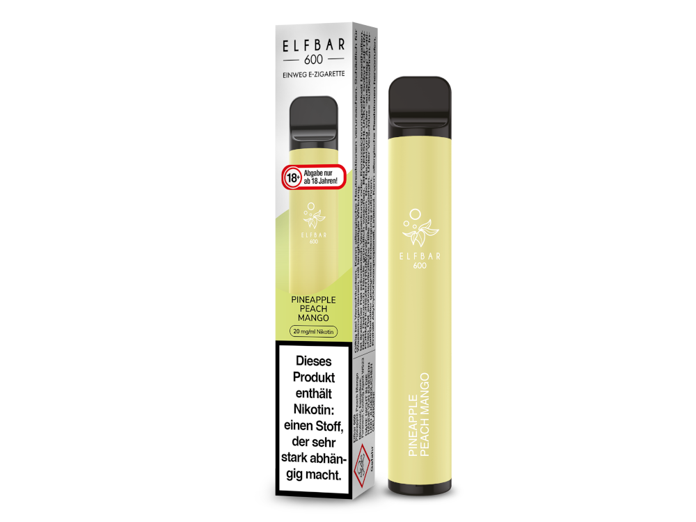 Elfbar 600 Einweg E-Zigarette - Apple Peach Genuss