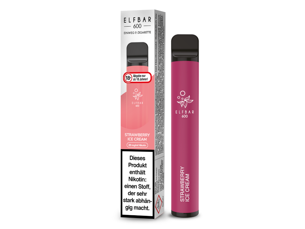 Elfbar 600 Einweg E-Zigarette - Apple Peach Genuss