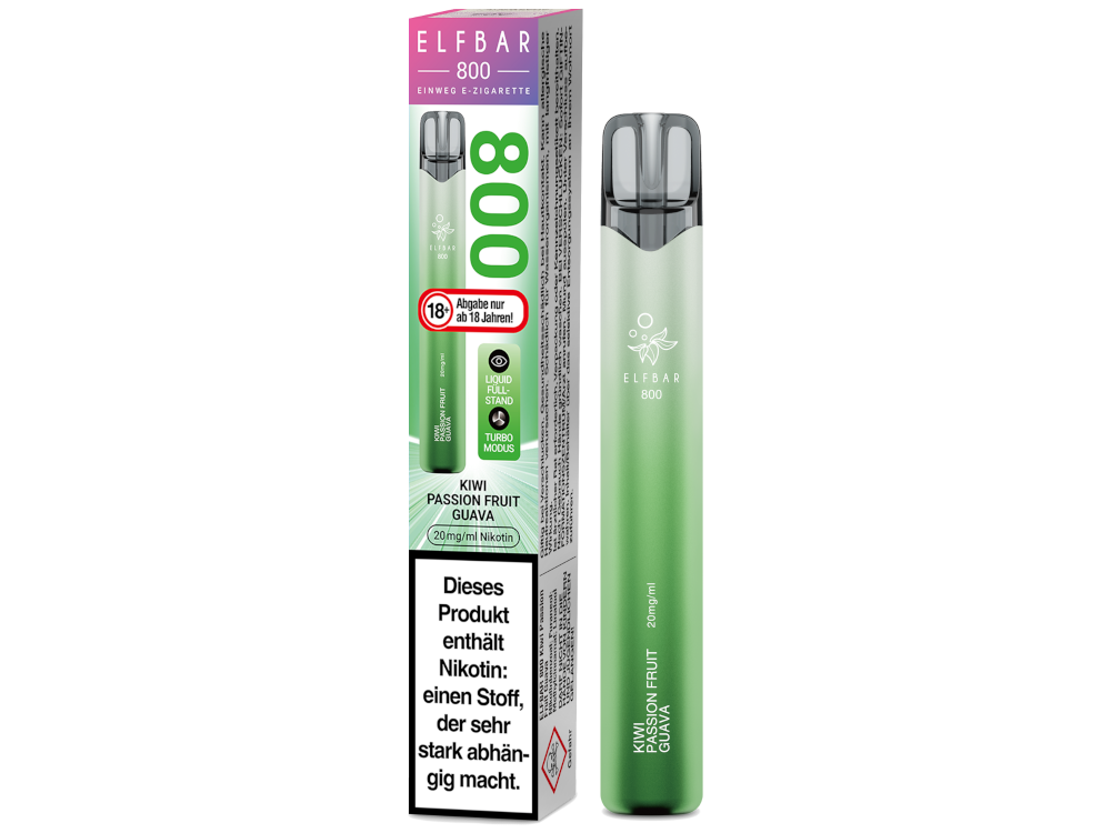 Elfbar 800 Einweg E-Zigarette - Blueberry Geschmack Erleben