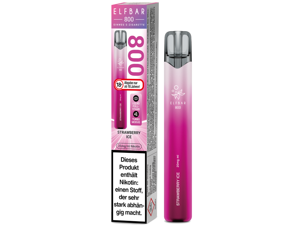 Elfbar 800 Einweg E-Zigarette - Blueberry Geschmack Erleben
