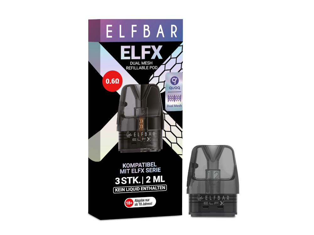 Elfbar - Elfx Pod (3 Stück pro Packung) für MTL/RDL