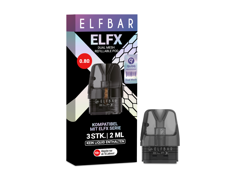 Elfbar - Elfx Pod (3 Stück pro Packung) für MTL/RDL