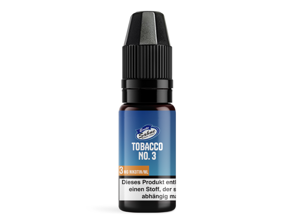 Erste Sahne - Tobacco No.3 E-Zigaretten Liquid Geschmacksvoll