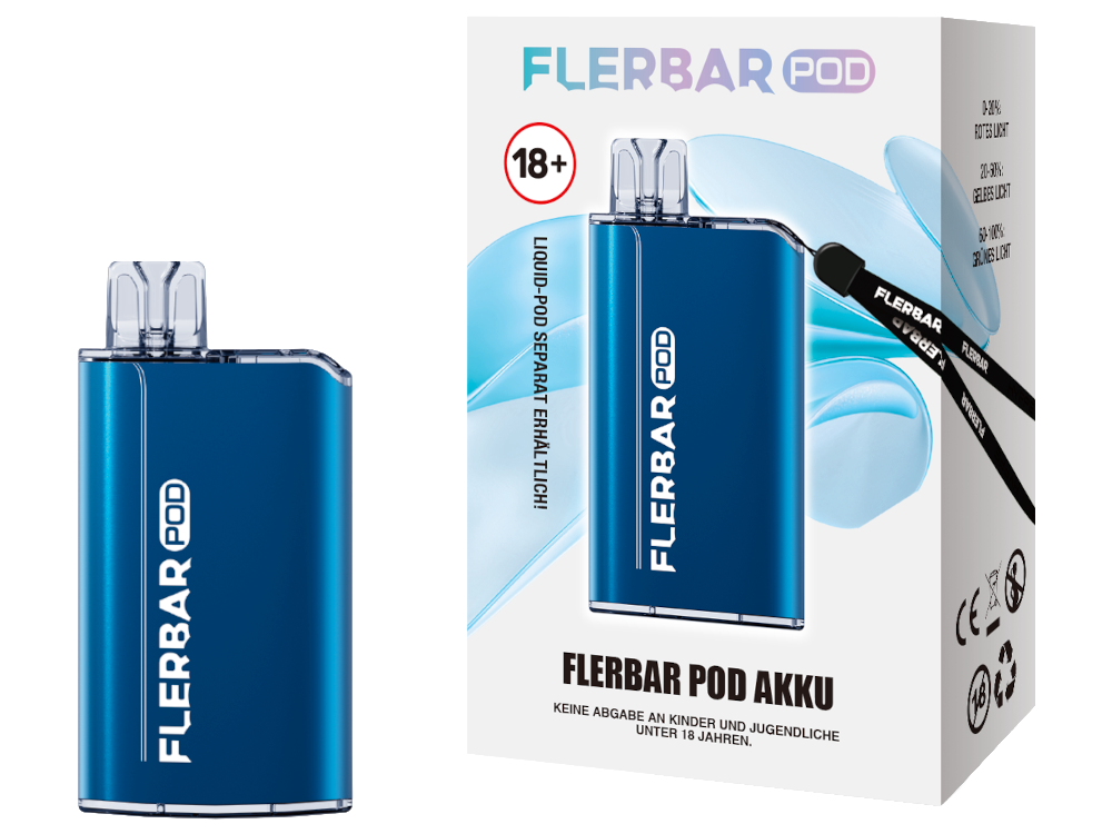 Flerbar - POD Akku 500 mAh mit Schnellladefunktion