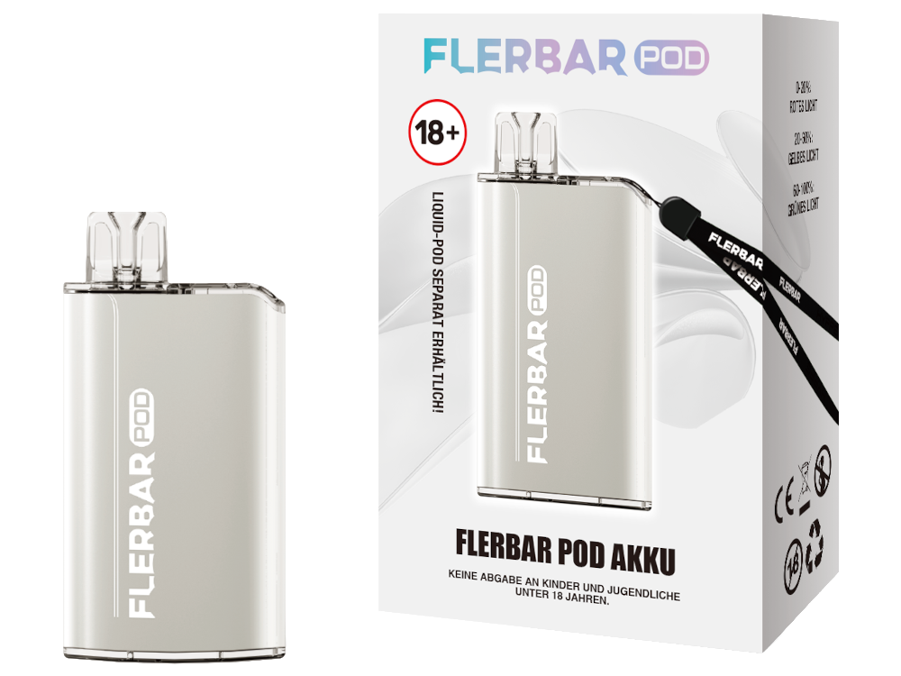Flerbar - POD Akku 500 mAh mit Schnellladefunktion