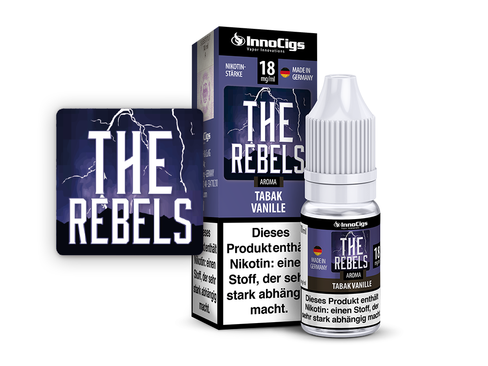 The Rebels Tabak Vanille Aroma - E-Liquid Genuss
