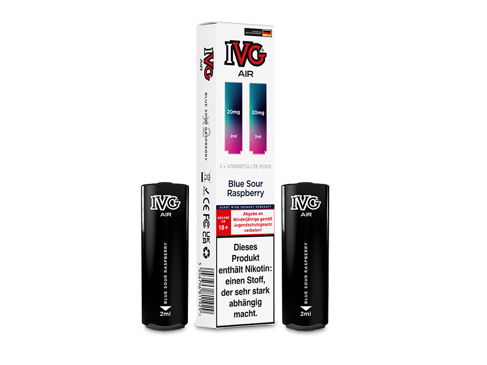IVG AIR Pod (2 Stück pro Packung) - Erfrischender Blue Raspberry Ice