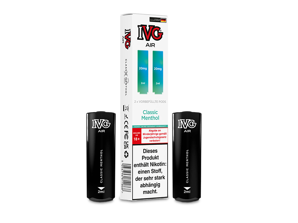 IVG AIR Pod (2 Stück pro Packung) - Erfrischender Blue Raspberry Ice