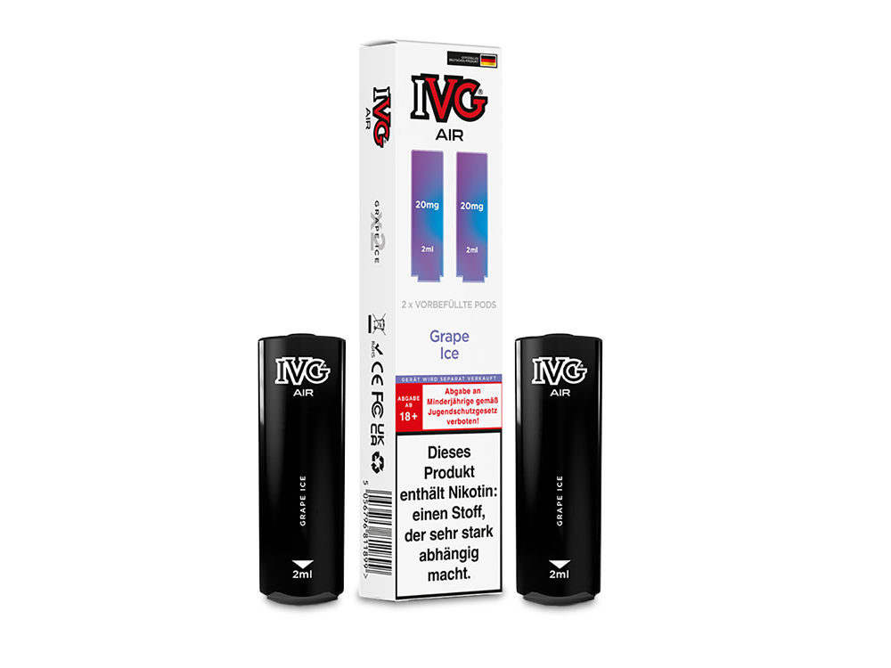 IVG AIR Pod (2 Stück pro Packung) - Erfrischender Blue Raspberry Ice