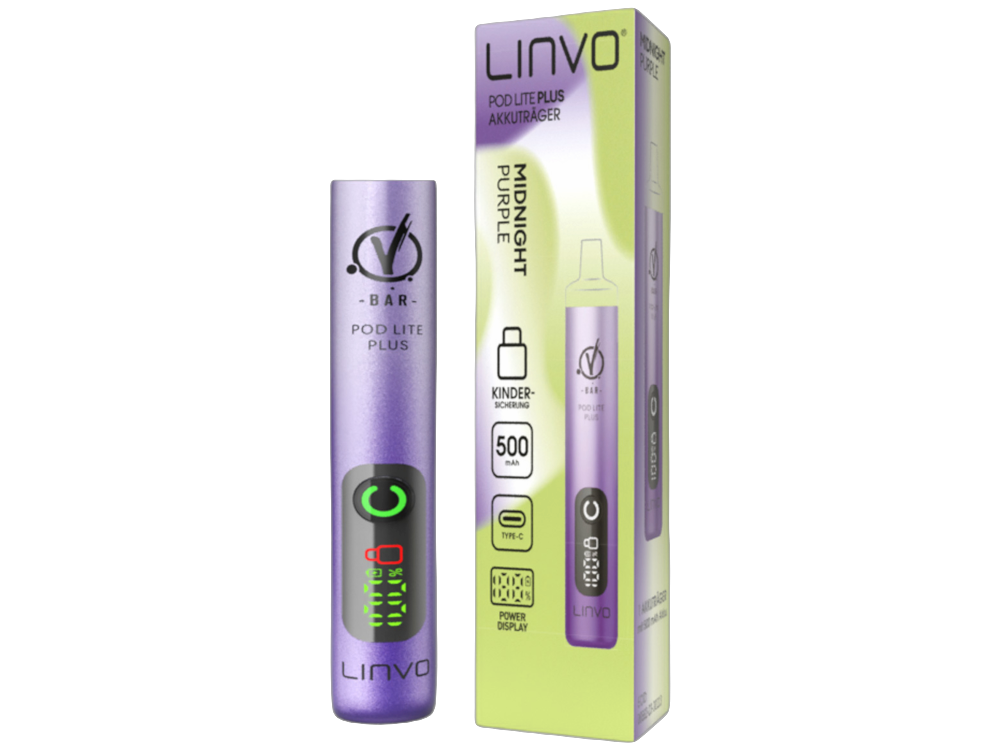 Linvo - Pod Lite Plus Akku 500 mAh mit Zugautomatik