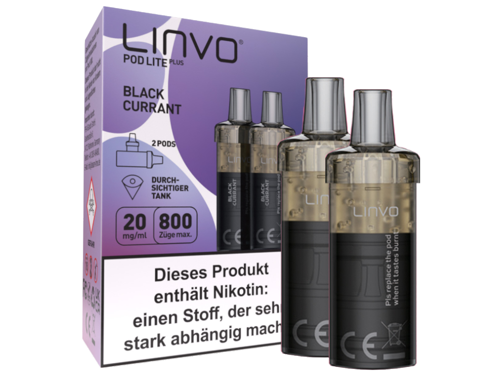 Linvo Pod Lite Plus Cartridge 20 mg/ml Apfel Pfirsich