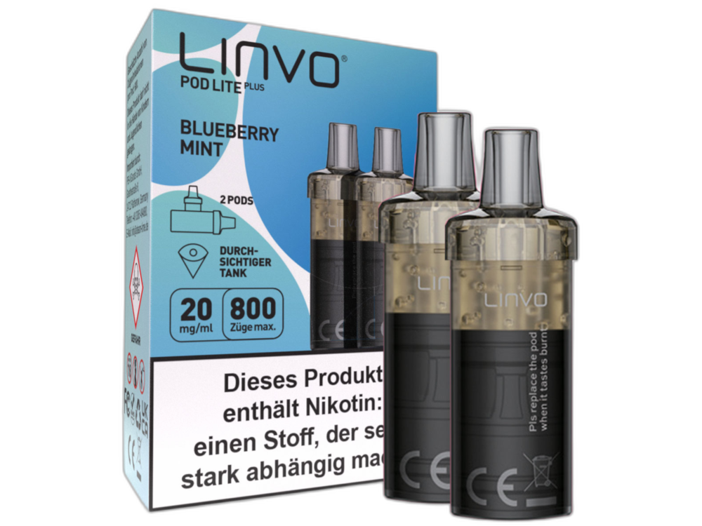 Linvo Pod Lite Plus Cartridge 20 mg/ml Apfel Pfirsich