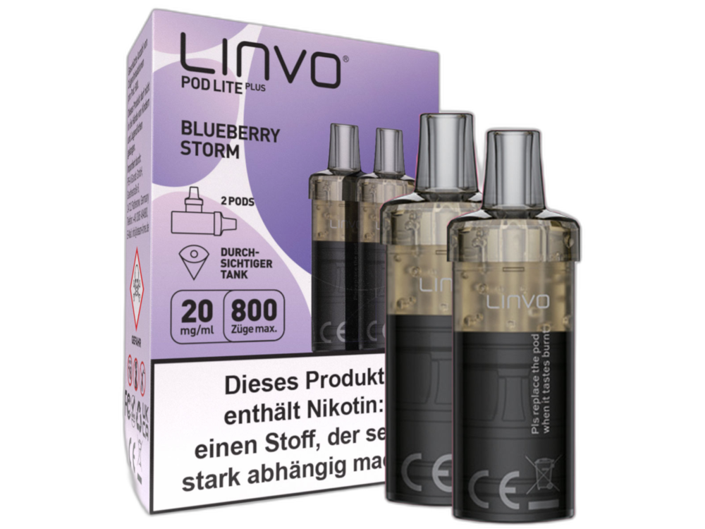 Linvo Pod Lite Plus Cartridge 20 mg/ml Apfel Pfirsich