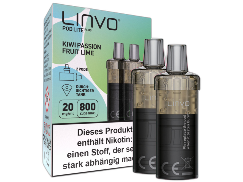 Linvo Pod Lite Plus Cartridge 20 mg/ml Apfel Pfirsich