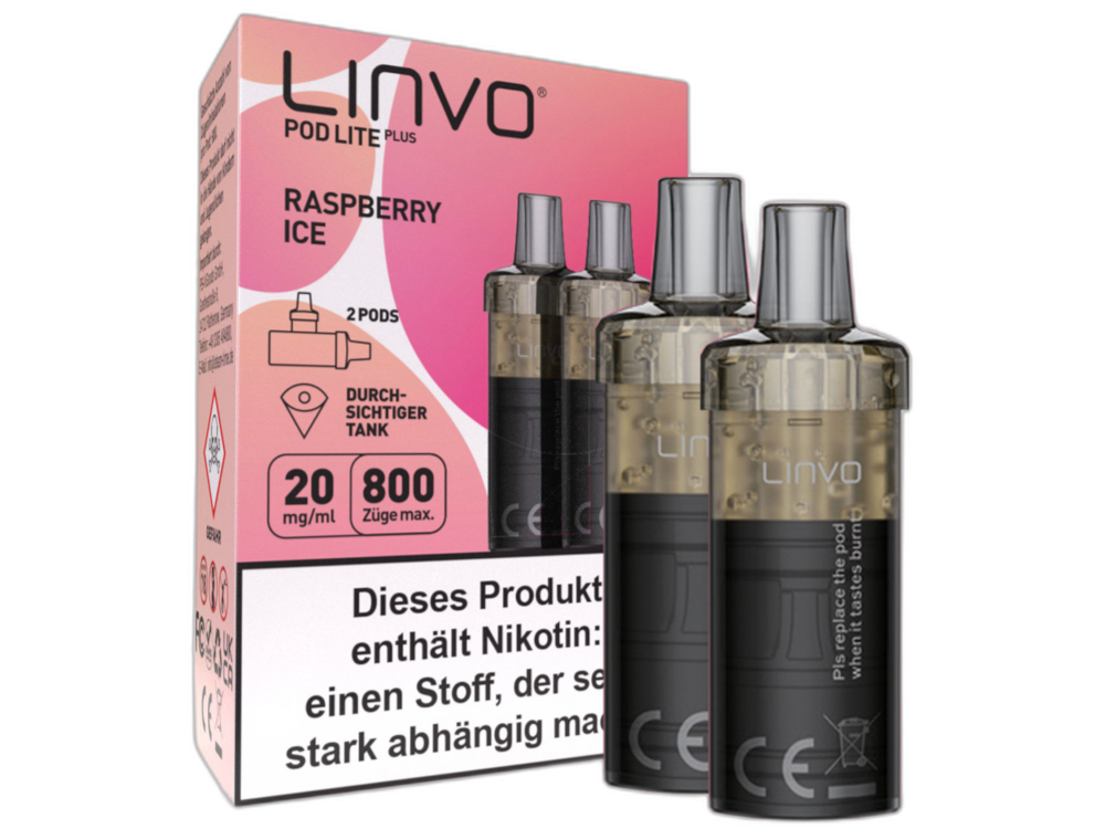 Linvo Pod Lite Plus Cartridge 20 mg/ml Apfel Pfirsich