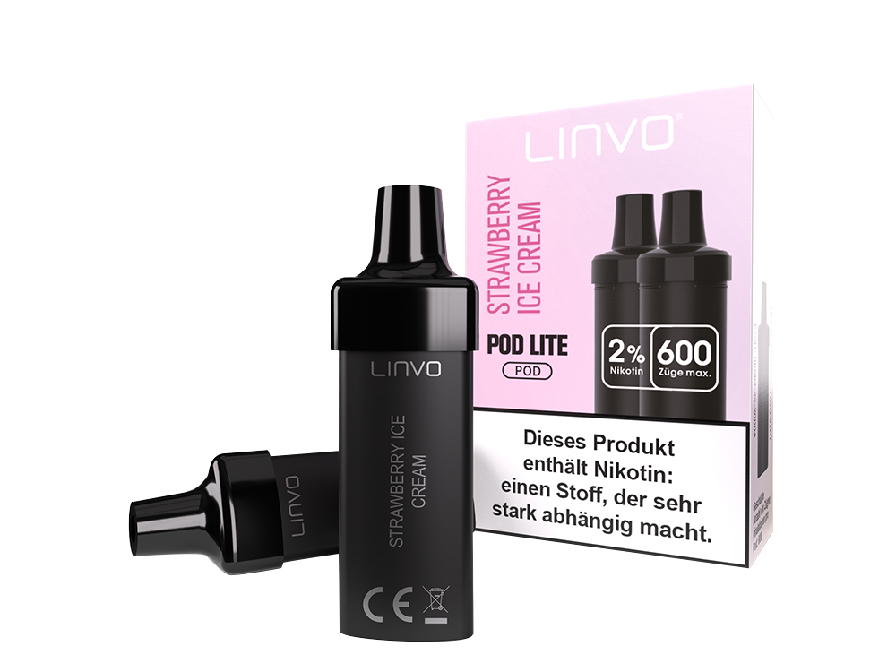 Linvo - Pod Lite Cartridge Banana Ice Cream Genuss