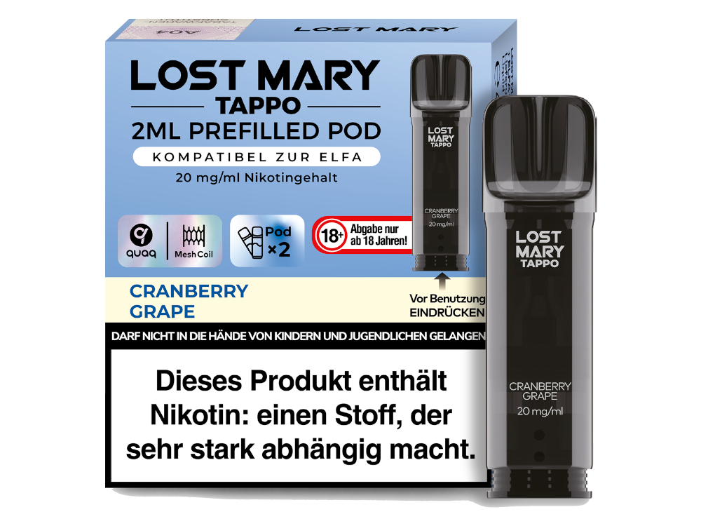 Lost Mary Tappo Pod 2 Stück Packung Fruchtigen Genuss