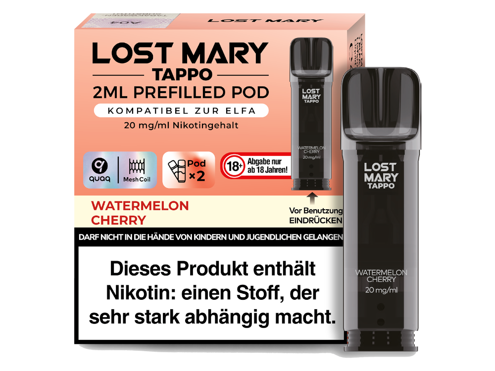 Lost Mary Tappo Pod 2 Stück Packung Fruchtigen Genuss