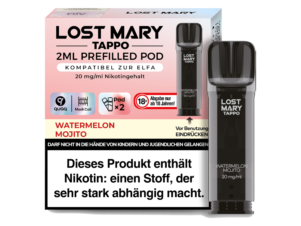 Lost Mary Tappo Pod 2 Stück Packung Fruchtigen Genuss