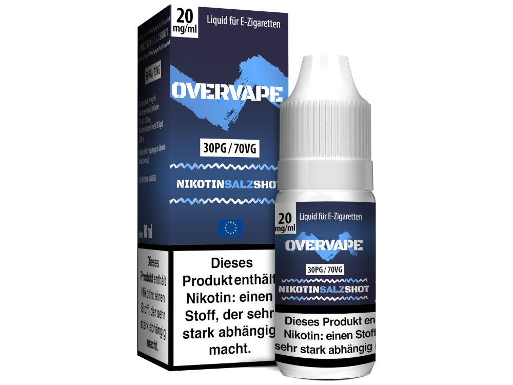 Overvape - Nikotinsalz Shot Für Individuelle Dampferlebnisse