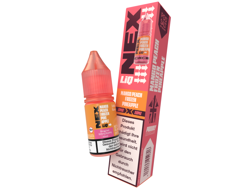 Pod Salt NexLiq Nikotinsalz Liquid Mango Pfirsich Ananas