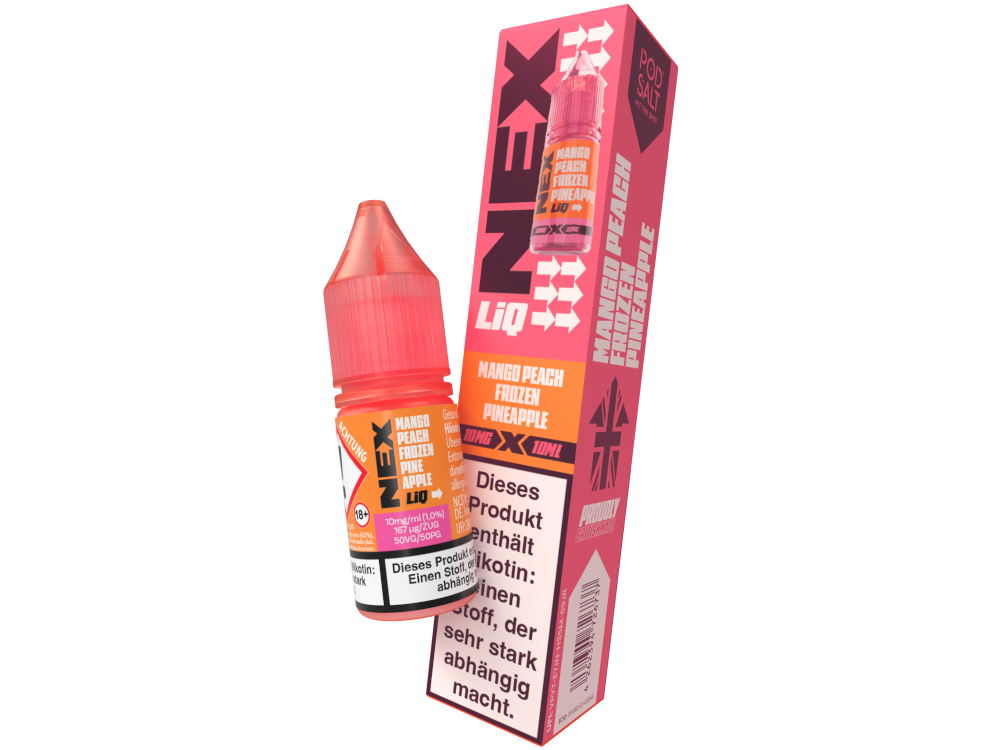 Pod Salt NexLiq Nikotinsalz Liquid Mango Pfirsich Ananas