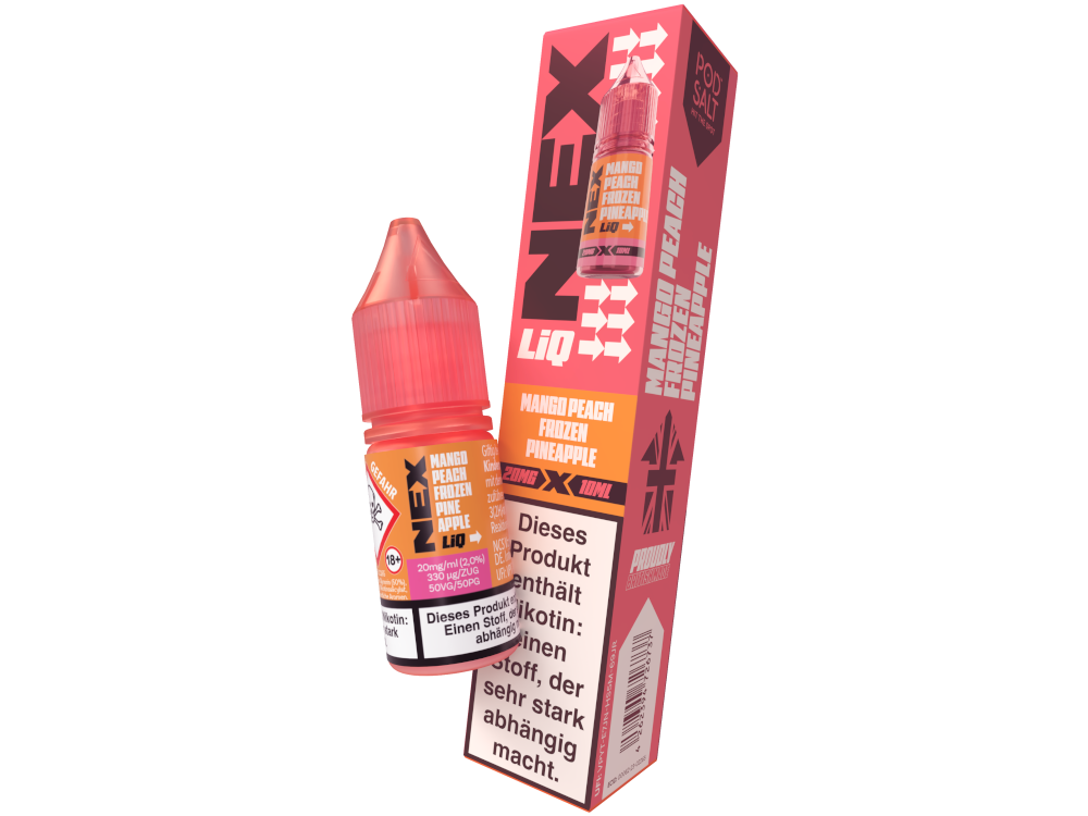Pod Salt NexLiq Nikotinsalz Liquid Mango Pfirsich Ananas