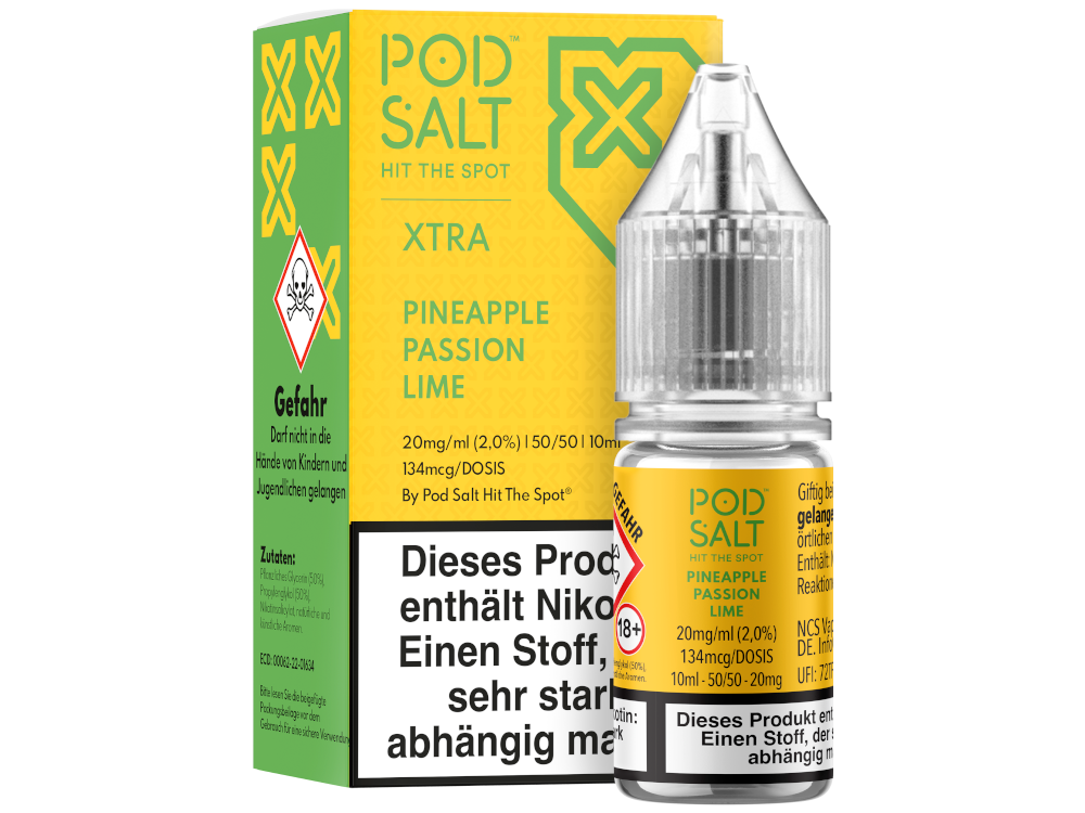 Pod Salt X - Nikotinsalz Liquid mit Fruchtigem Genuss