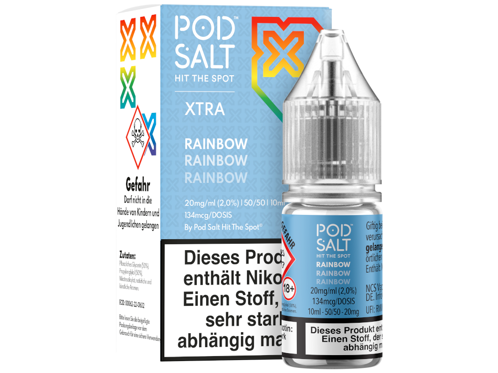 Pod Salt X - Nikotinsalz Liquid Rainbow für Fruchtigen Genuss