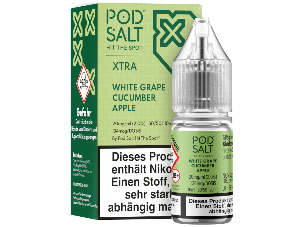 Pod Salt X - Nikotinsalz Liquid mit Erfrischendem Geschmack