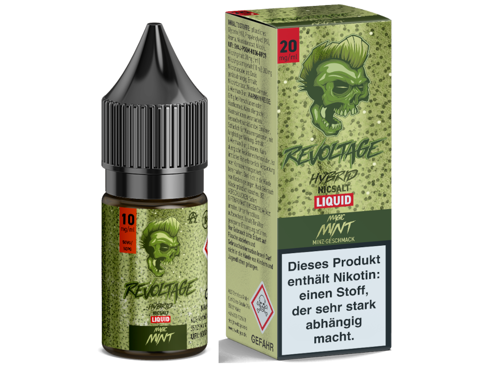 Revoltage - Hybrid Nikotinsalz Liquid - Magic Mint Frische