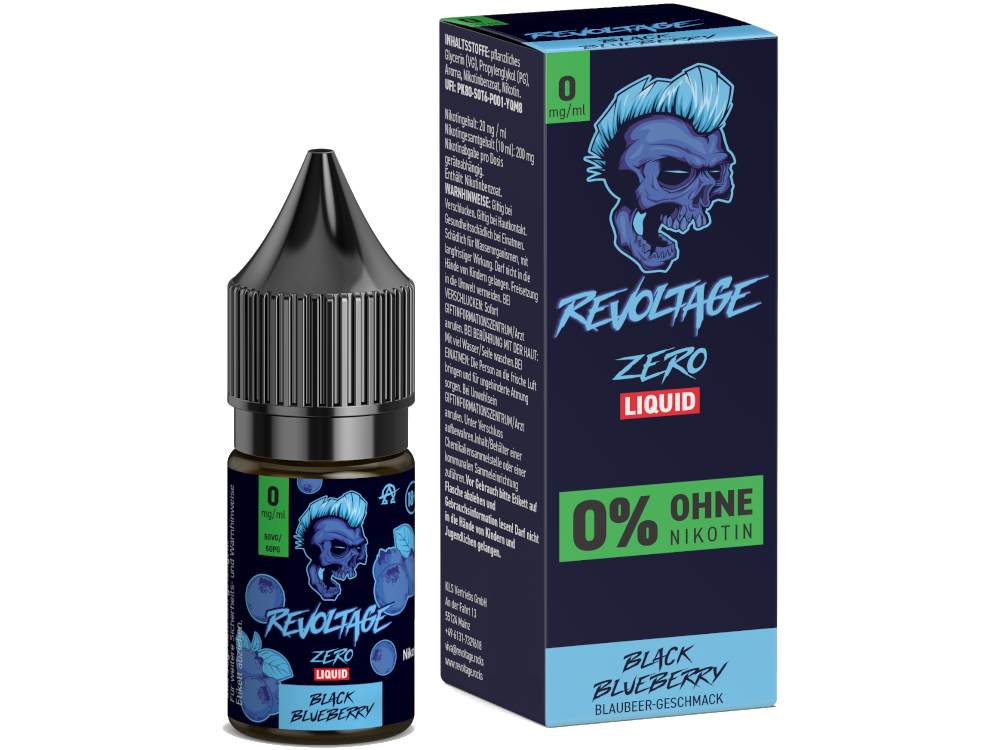 Revoltage - Hybrid Nikotinsalz Liquid mit Blaubeer-Aroma