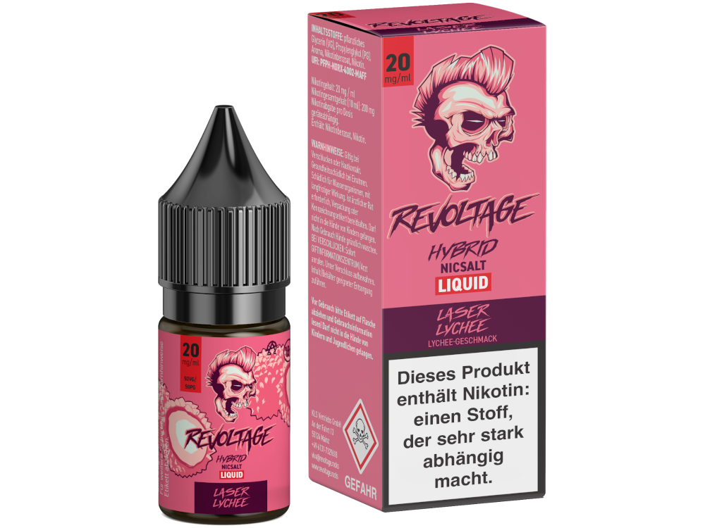 Revoltage - Hybrid Nikotinsalz Liquid mit Litschi Geschmack