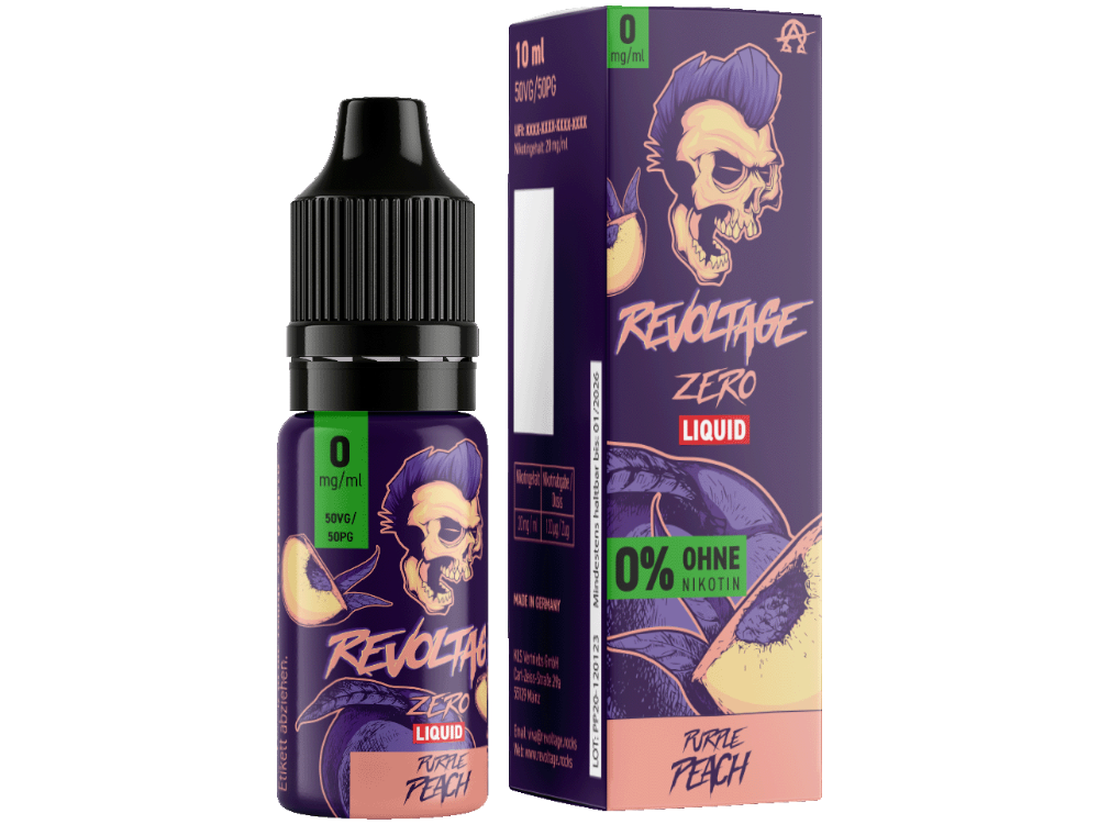 Revoltage - Hybrid Nikotinsalz Liquid Purple Peach Genuss