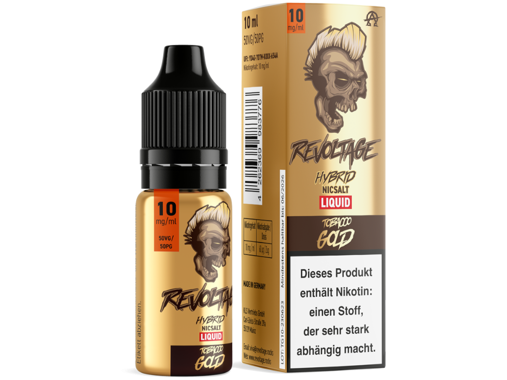 Revoltage Hybrid Nikotinsalz Liquid mit Tabakgeschmack