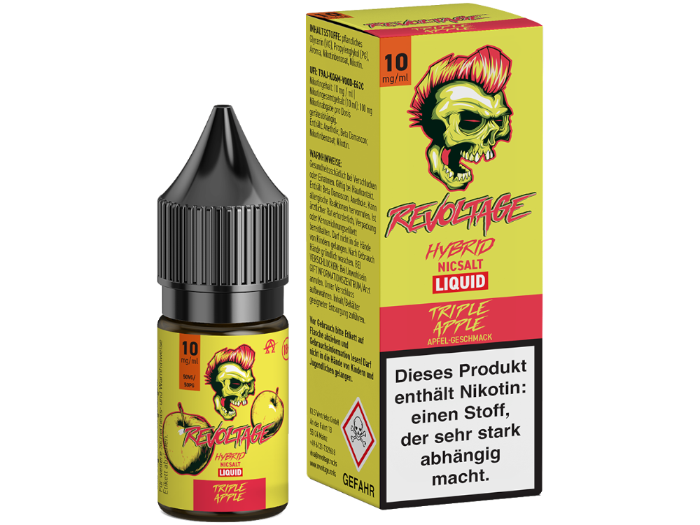 Revoltage Hybrid Nikotinsalz Liquid Triple Apple Genuss